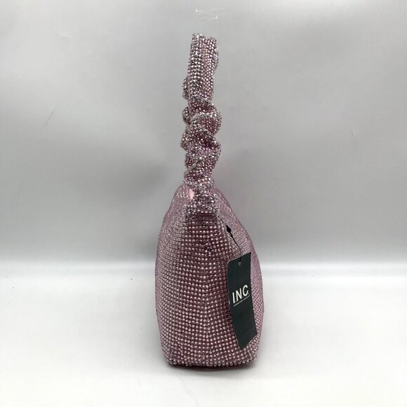 I.N.C. International Concepts Pink Dogwo Mesh Scrunch Shoulder Bag - Picture 4 of 11